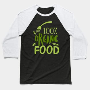 Organic Food Baseball T-Shirt